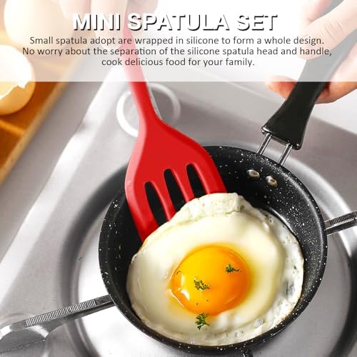 Small Silicone Serving Spatula Set of 4