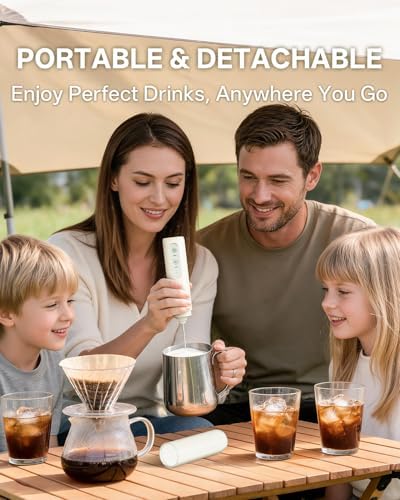 CIRCLE JOY Rechargeable 2-Speed Milk Frother
