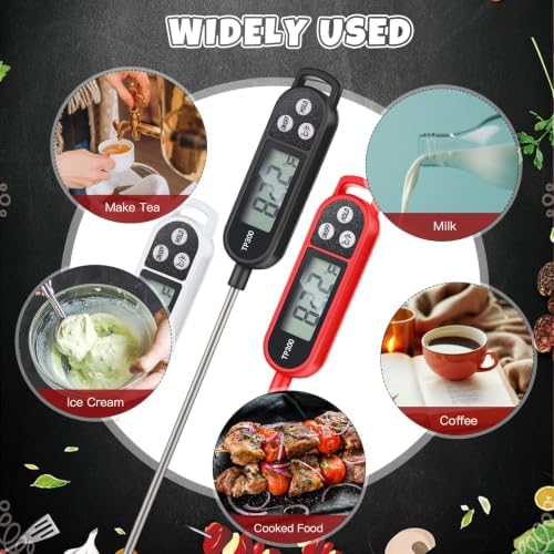 Copkim 24 Pcs Instant Read Meat Thermometer Long Probe
