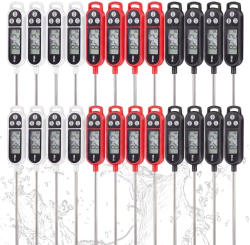Copkim 24 Pcs Instant Read Meat Thermometer Long Probe