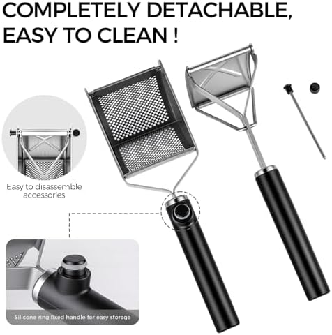 Potato Ricer Stainless Steel, Heavy Duty Potato Masher Dishwasher Safe