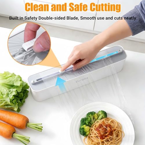 Large Magnetic Plastic Wrap and Foil Dispenser
