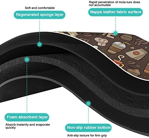 Coffee Bar Mat Accessories for Countertop Super Absorbent Anti-Slip Silicone