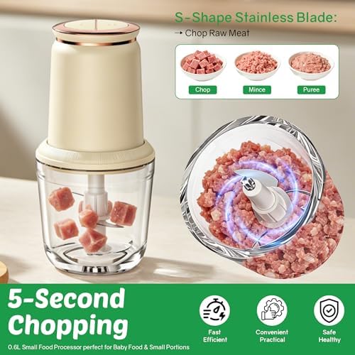 Glass Baby Food Maker，Mini Baby Food Blender and Puree Processor 20oz