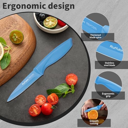 Fruit and Vegetable Knives Set, Sharp Stainless Steel