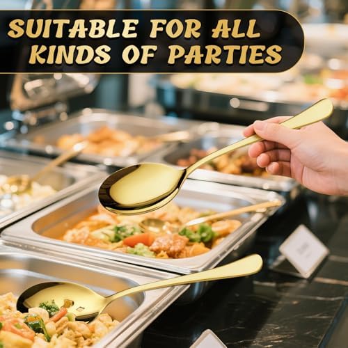 10-Inch 6 Piece Serving Spoon Set