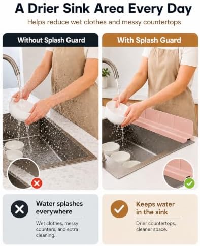 23'' Silicone Sink Splash Guard