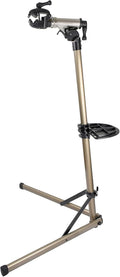 BikeHand Bike Repair Stand | Lightweight & 360 Adjustable Home Bicycle Mechanics Workstand w/Magnetic Tool Plate | Quick Release Portable Bike Maintenance Stand for Mountain & Road Bike