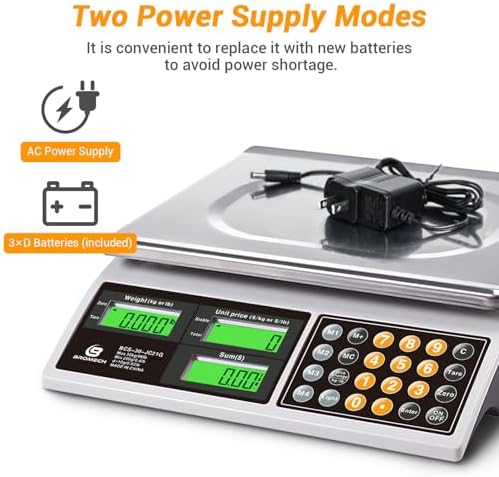 Price Computing Scale 66lb Digital Commercial Produce Scale