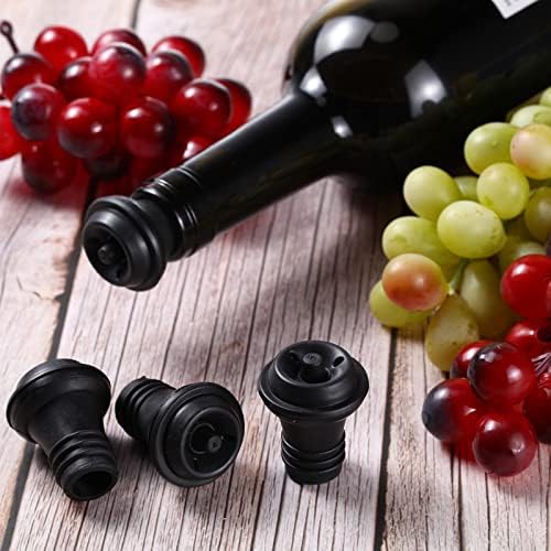 Honoson 100 Pieces Silicone Wine Stoppers Vacuum Seal Reusable