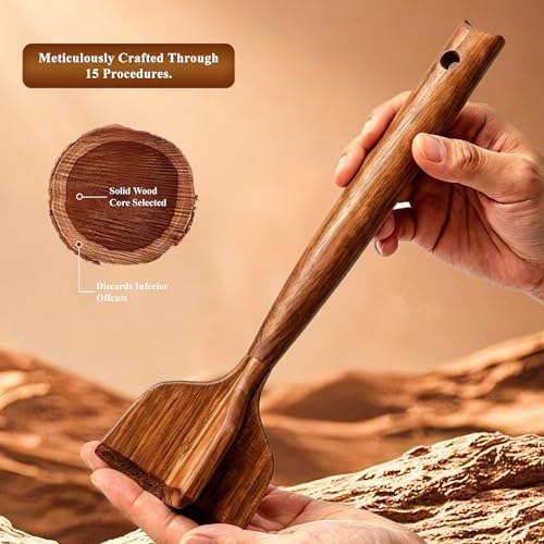 Meat Masher, Teak Wooden Ground Beef Smasher