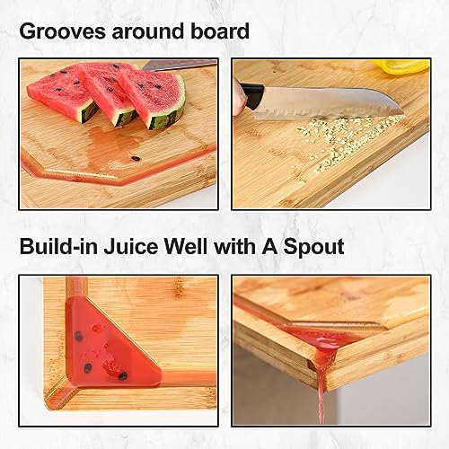 24 x 18 Extra Large Bamboo Serving Boards