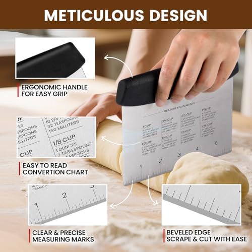 SCHVUBENR Dough Scraper Set