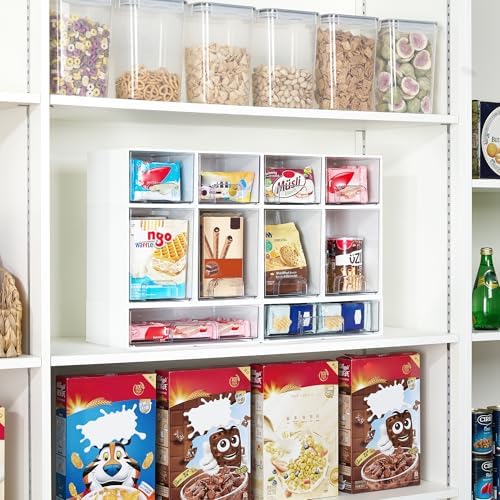 Vtopmart Stackable Storage Drawers Set of 5, Baby Bottle Organizer