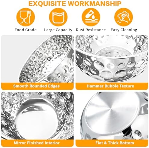 Stainless Steel Mixing Bowls Set of 5