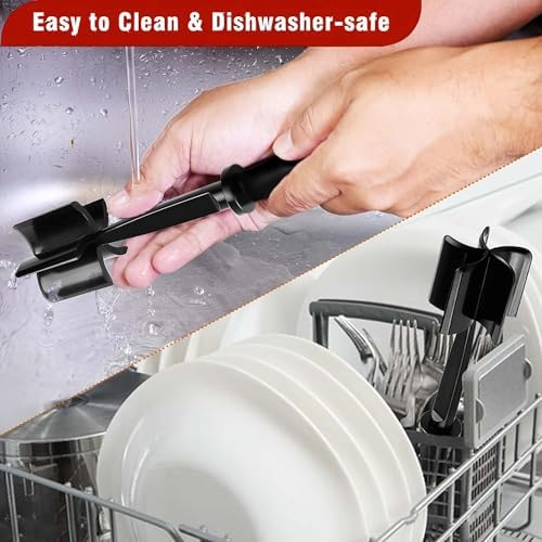 Meat Masher & Separator, Ground Beef Smasher, Plastic Spatula Chopper
