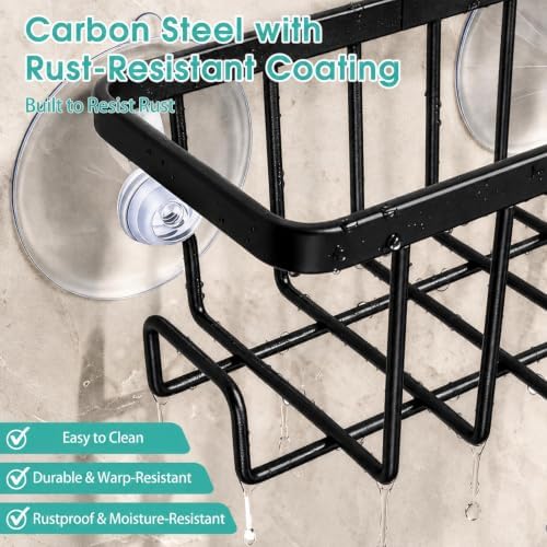 Sponge Holder for Kitchen Sink, Caddy Organizer