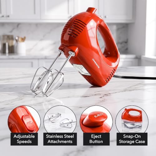 OVENTE 5-Speed Electric Hand Mixer