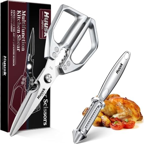 Huusk Kitchen Scissors and Vegetable Peelers Set, Gifts