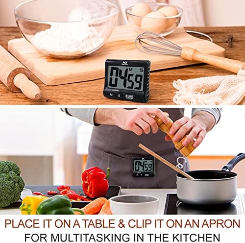 2-Pack Large Display Kitchen Timer