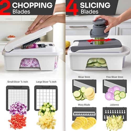 Mueller Pro-Series All-in-One, 12 Blade Mandoline Slicer