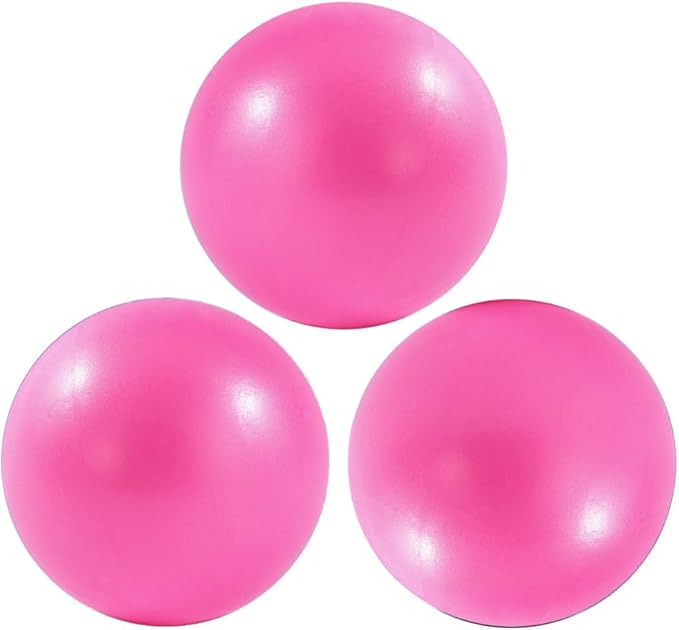 9 Inch Exercise Pilates Ball Mini Exercise Barre Ball for Yoga,Stability Exercise Training Gym Anti Burst and Slip Resistant Balls Physical Therapy Improves Balance, Core Strength