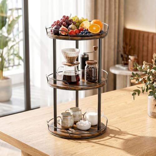 3-Tier Lazy Susan Spice Rack