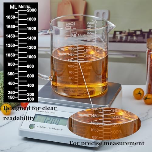 Ackers BORO3.3 Borosilicate Glass Measuring Cup
