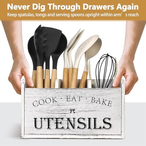 Farmhouse Kitchen Utensil Holder