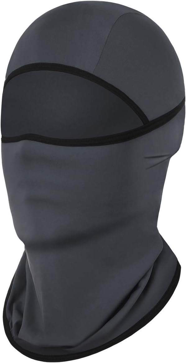 Achiou Balaclava Face Mask, Ski Mask for Men Women Football, Lightweight Sheisty, Ninja Shiesty Sun Hood UV Protector Cycling