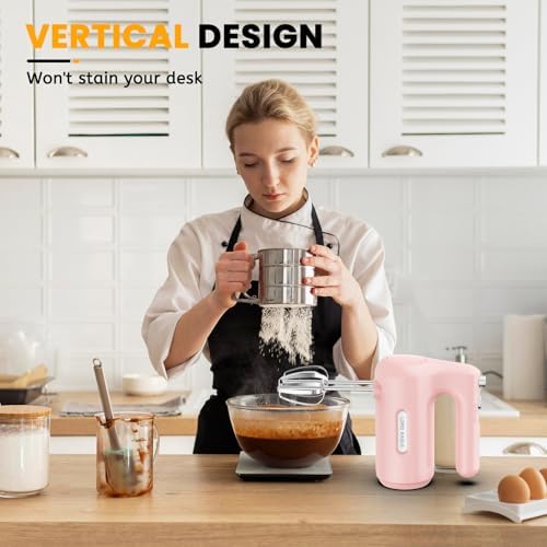 Lord Eagle 5-Speed Small Hand Mixer Electric, 300W Compact Portable
