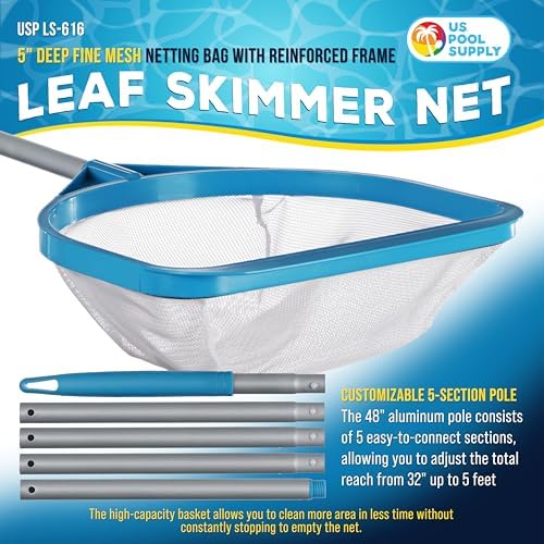U.S. Pool Supply Pool and Spa Skimmer Net
