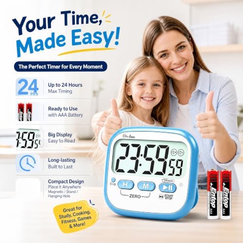 AyayaBoss 2-Pack Magnetic Kitchen Timers