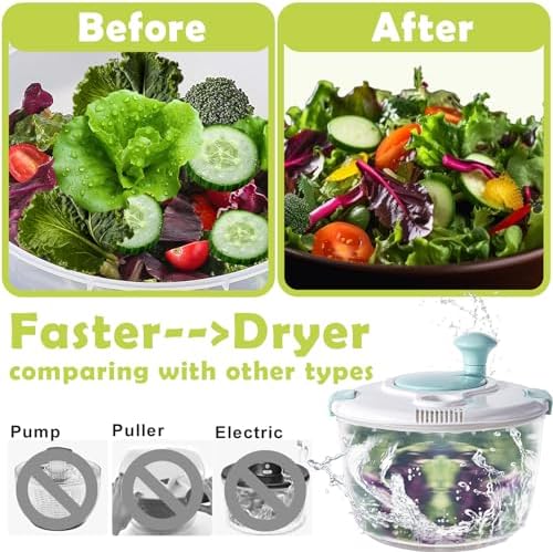 4.8 Qt Large Salad Spinner