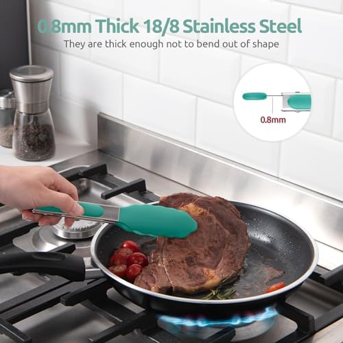 U-Taste Kitchen Tong for Cooking, 600ºF Heat-Resistant Silicon