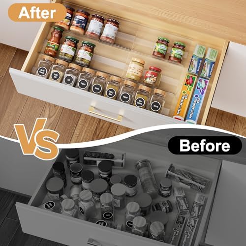 Spice Drawer Organizer Insert