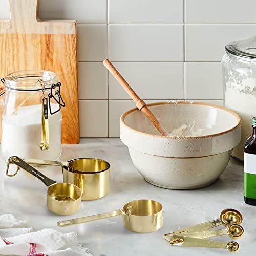 16 Pcs Stainless Steel Measuring Cups & Spoons Set