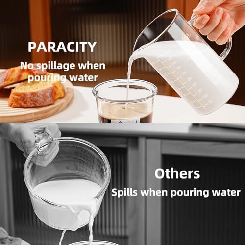 PARACITY 2 Cup Glass Measuring Cup, Liquid Measuring Cups