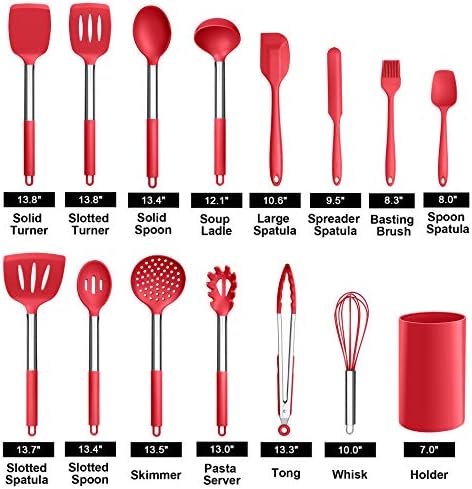 LIANYU 15-Piece Cooking Kitchen Utensils Set