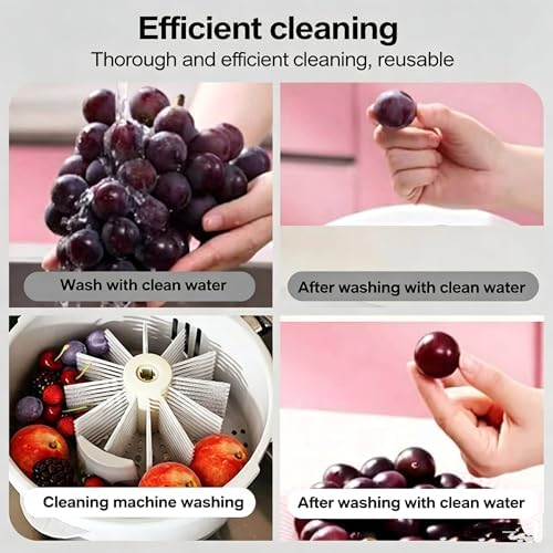Fruit Vegetable Cleaner Spinner Collapsible Double Layer Washing Bowl