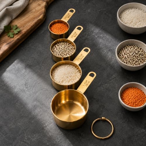 Stainless Steel Metal Measuring Cups