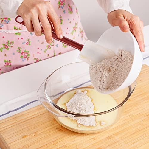 Commercial Silicone Spatula Set, High Heat Spatula + Spoonula 16 Inches