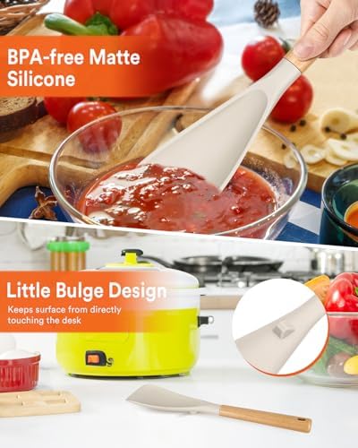 Badiano Silicone Cooking Spoon for Nonstick Cookware