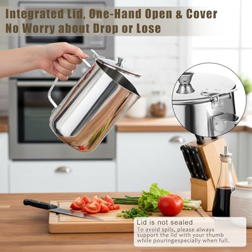 67 oz 304 Stainless Steel Pitcher