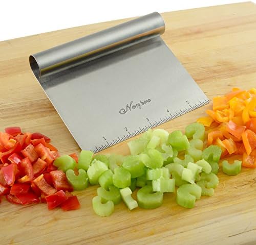 Norpro Stainless Steel Scraper/Chopper, 6in/15cm x 4in/10cm