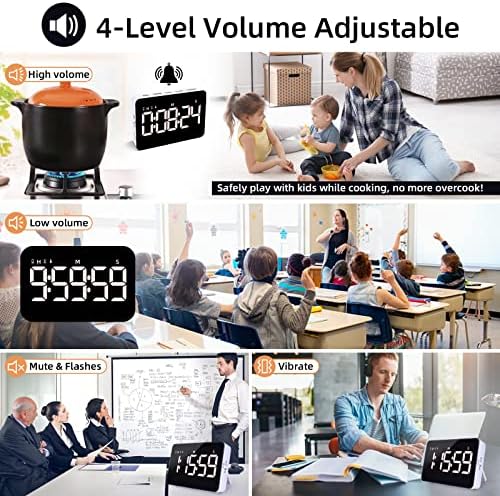 Rechargeable Digital Kitchen Timer