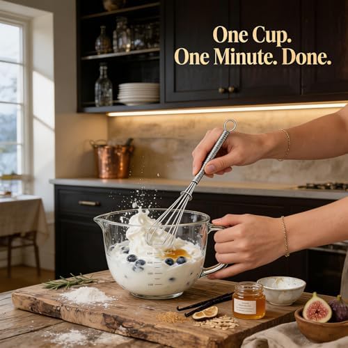 Anaeat Mini Wire Whisks, Beating and Stirring