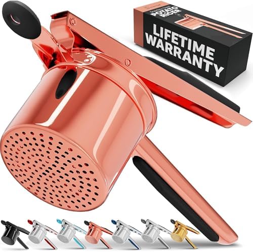 PriorityChef Large 15oz Potato Ricer, Heavy Duty Stainless Steel Potato Masher