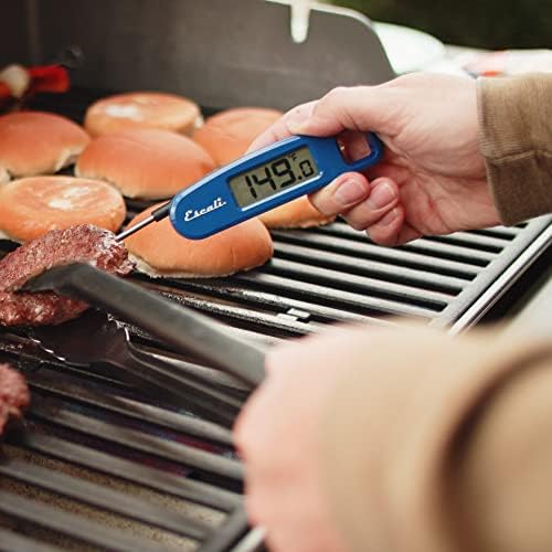 Escali Compact Portable Meat Candy Folding Digital Thermometer, Backlit Display