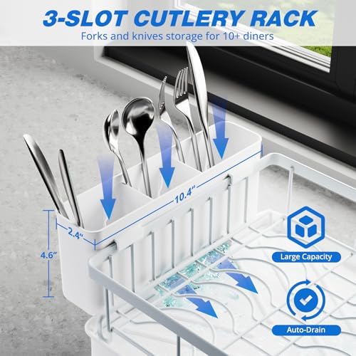 Godboat 2-Tier Dish Drying Rack
